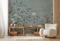 Lunar Bloom Symphony Wall Mural - Wallanza