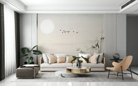 Lunar Garden Wall Mural - Wallanza