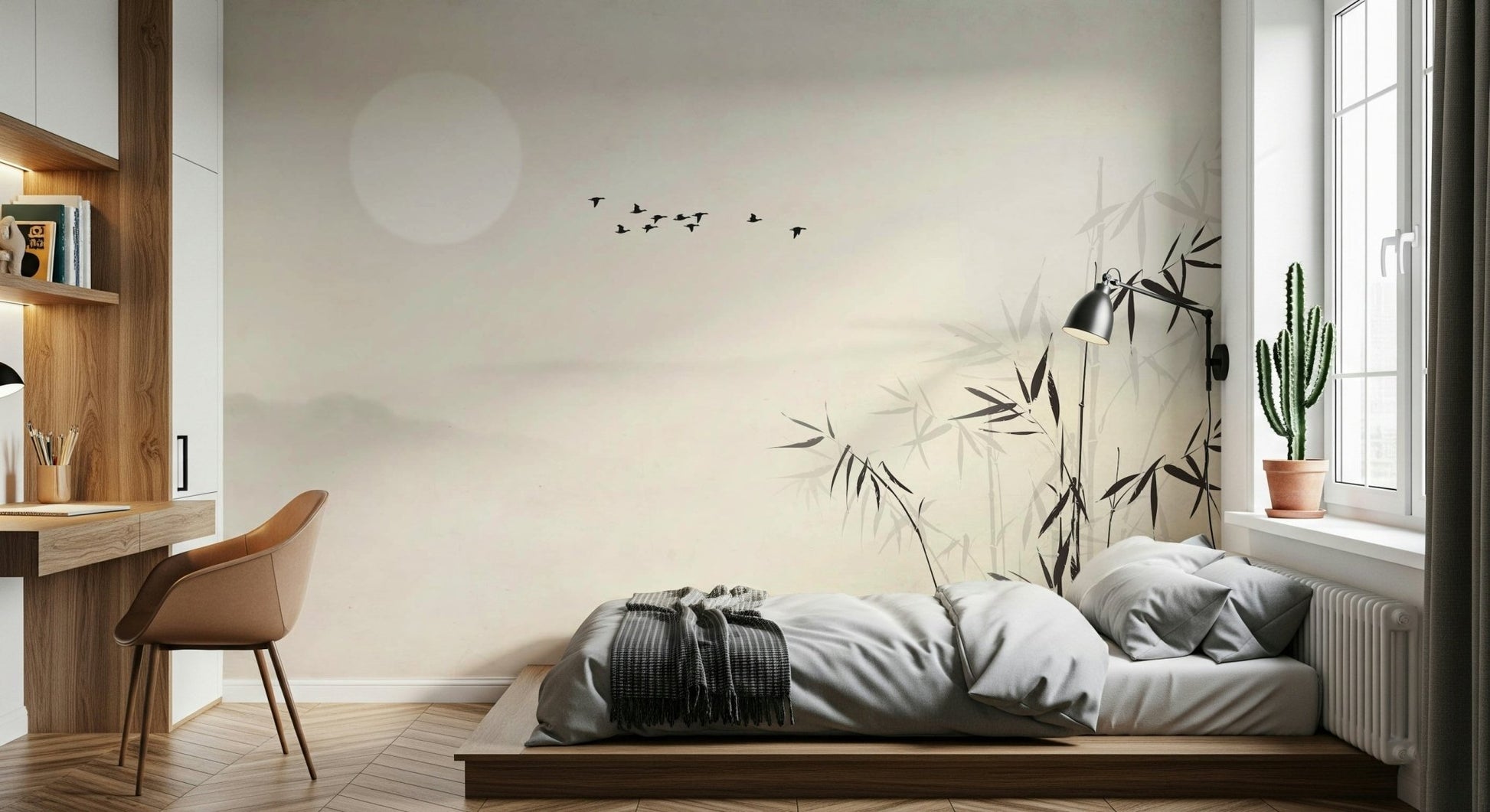 Lunar Garden Wall Mural - Wallanza