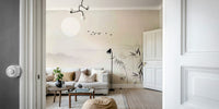 Lunar Garden Wall Mural - Wallanza