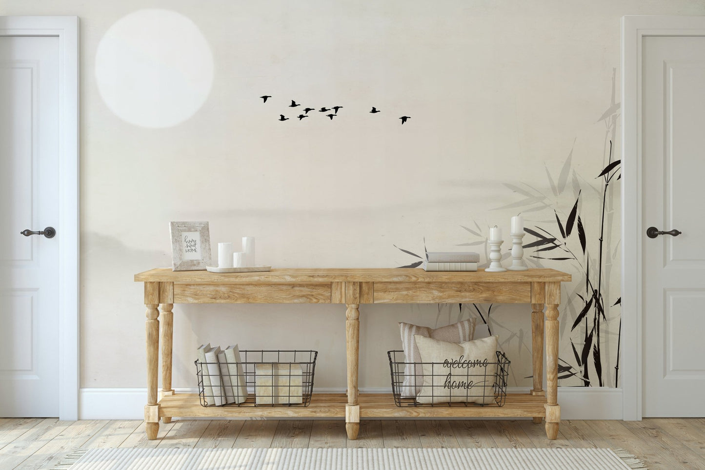 Lunar Garden Wall Mural - Wallanza