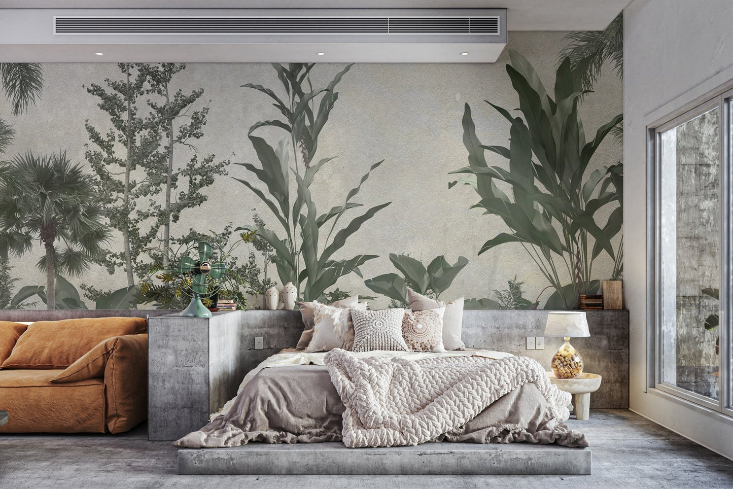 Lush Greenery Wallpaper Mural - Wallanza