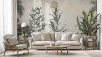 Lush Greenery Wallpaper Mural - Wallanza