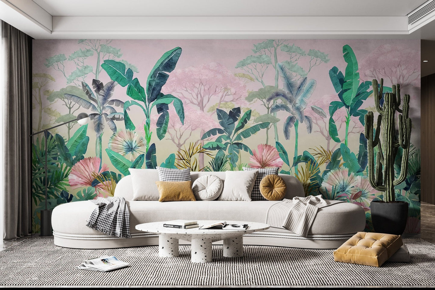 Lush Tropical Jungle Wall Mural - Wallanza