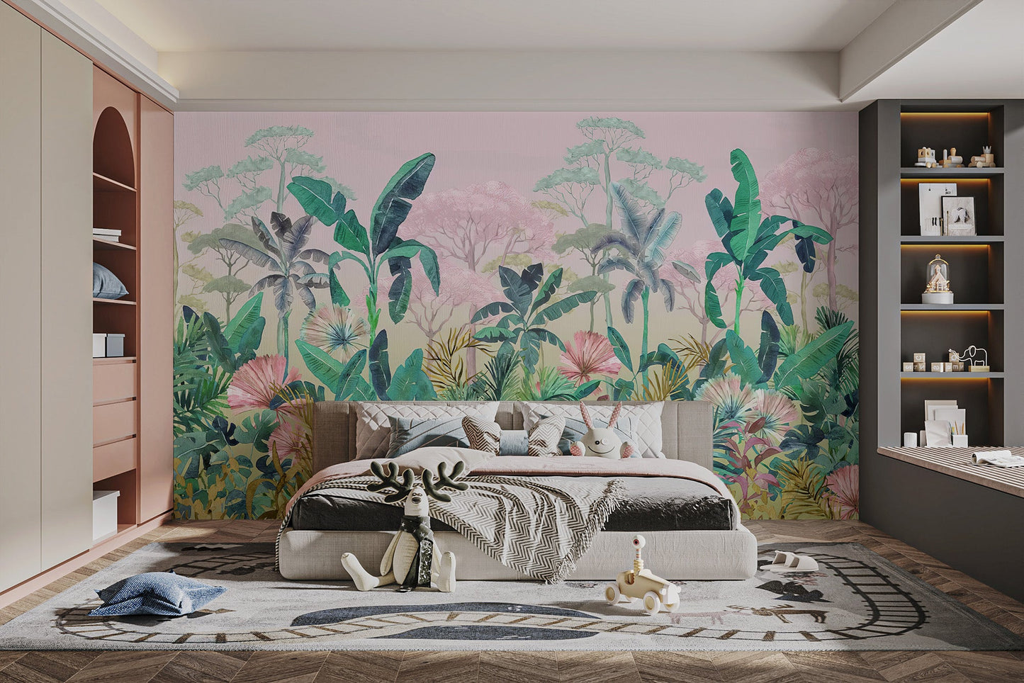 Lush Tropical Jungle Wall Mural - Wallanza