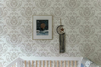 Luxury Damask Retro Vintage Pattern Wallpaper - Wallanza