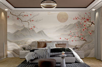 Luxury Oriental Cherry Blossom Wallpaper - Wallanza