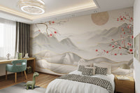 Luxury Oriental Cherry Blossom Wallpaper - Wallanza