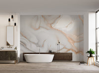 Luxury White Marble Wallpaper - Wallanza