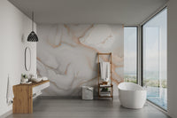 Luxury White Marble Wallpaper - Wallanza
