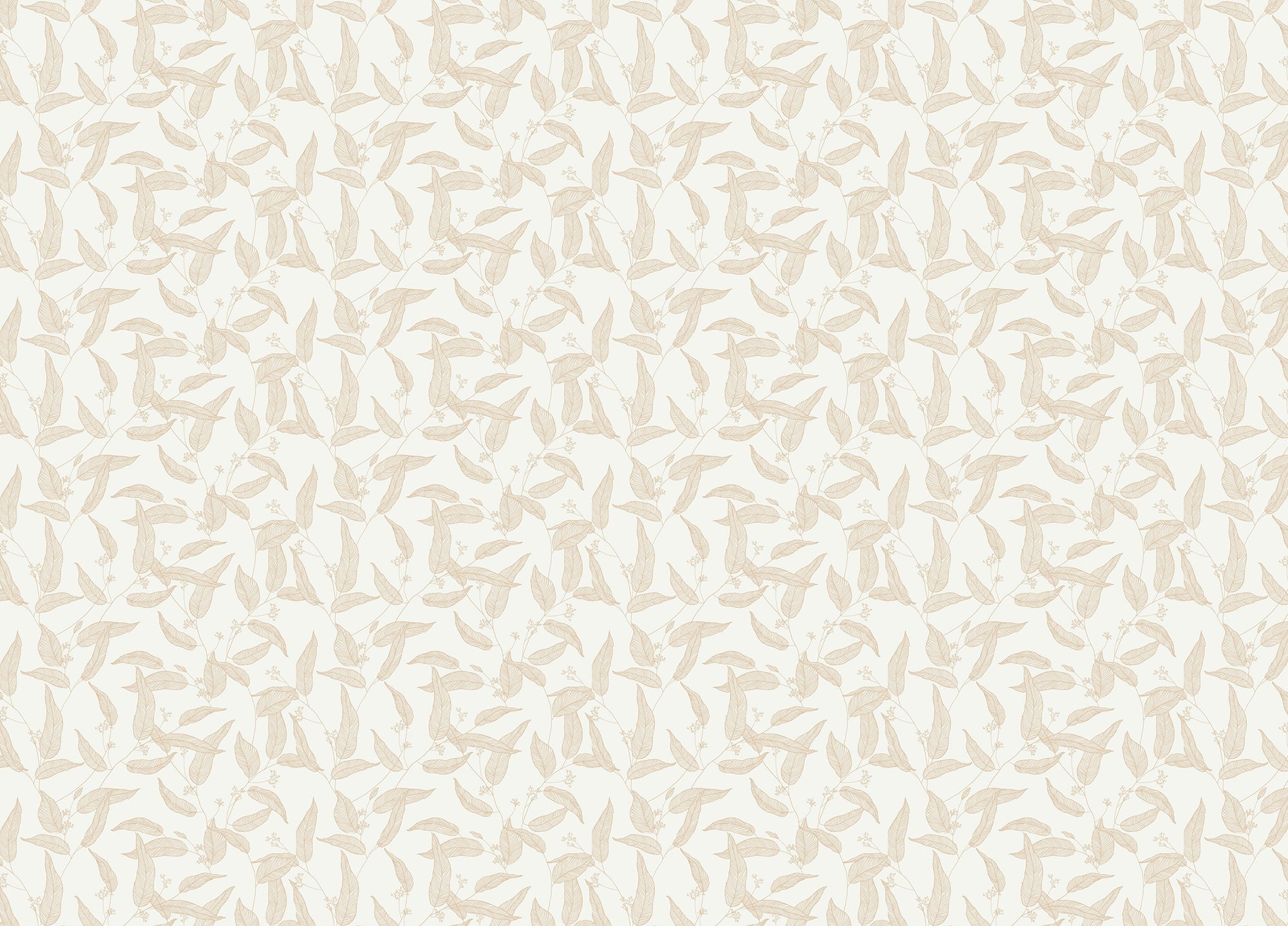 Foliage Seamless Pattern Eucalyptus Leaves Wallpaper