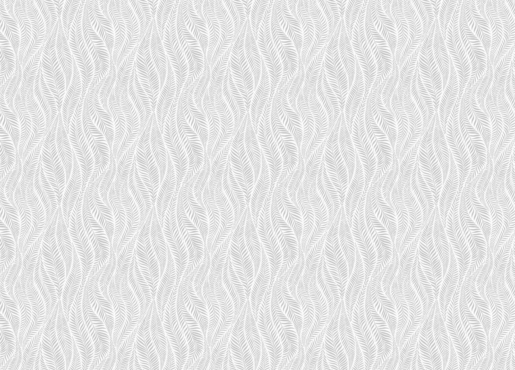 Grey Color Palm Leaves Modern Stylish Wallpaper