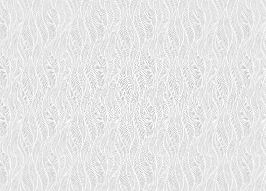 Grey Color Palm Leaves Modern Stylish Wallpaper