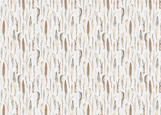 Vintage Watercolor Dry Leaves Pastel Background Wallpaper