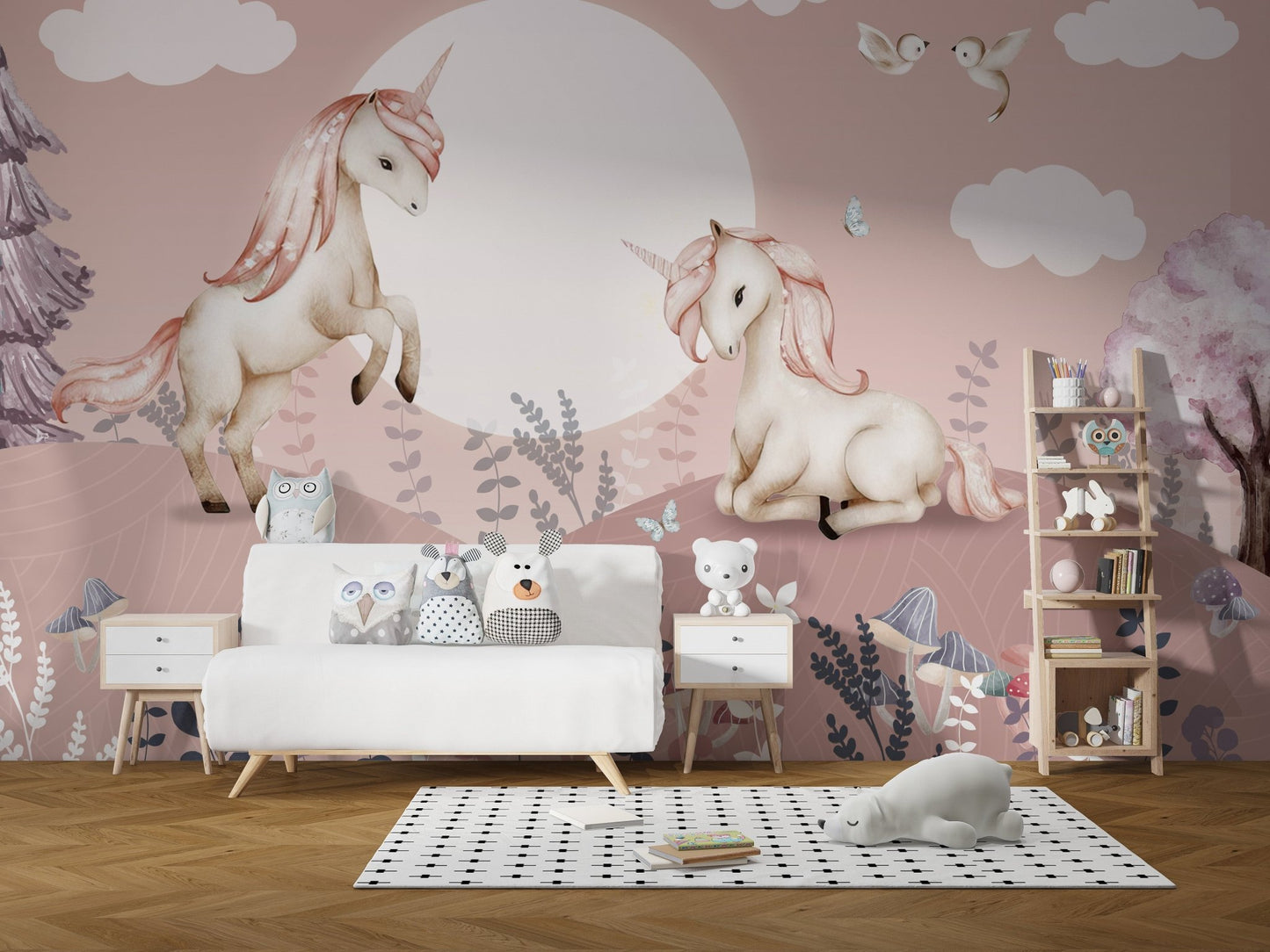 Magical Forest Friends Wall Mural - Wallanza