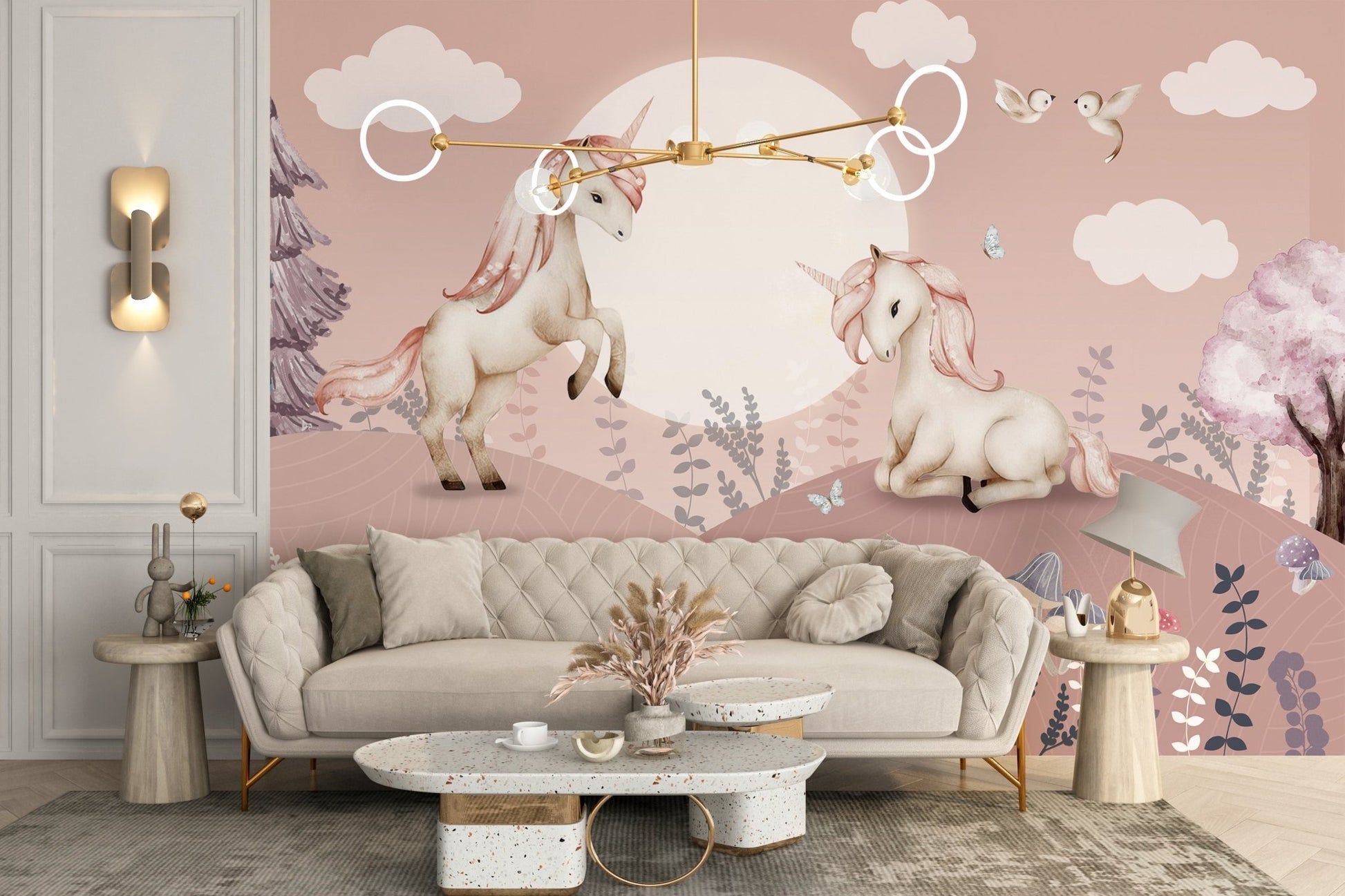 Magical Forest Friends Wall Mural - Wallanza