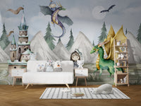 Magical Kingdom Wallpaper Mural - Wallanza