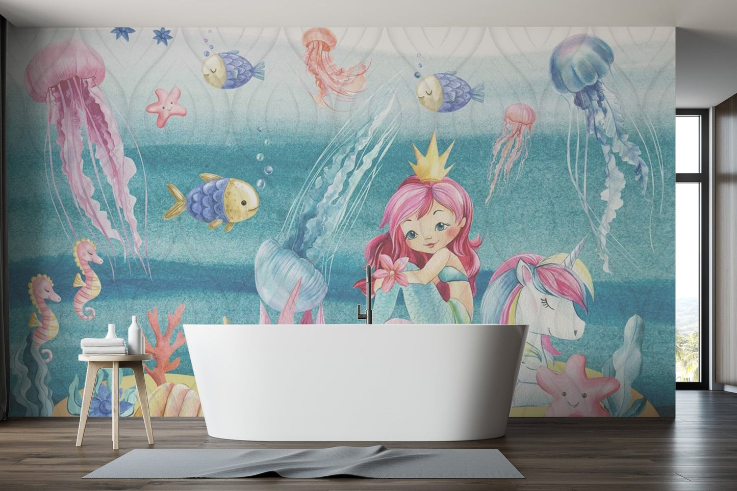 Magical Mermaid Kingdom Wall Mural - Wallanza