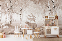 Majestic Bear Deer Wall Mural - Wallanza