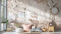 Majestic Bear Deer Wall Mural - Wallanza