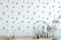 Marine Life Wallpaper Mural - Wallanza