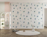 Marine Life Wallpaper Mural - Wallanza