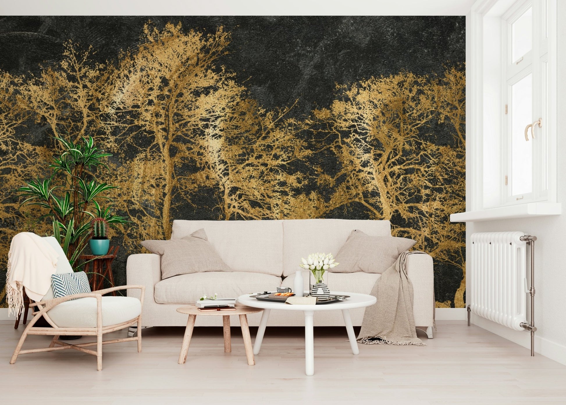 Midas Touch Forest Wall Mural - Wallanza
