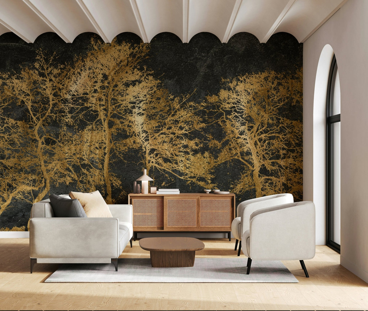 Midas Touch Forest Wall Mural - Wallanza
