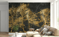 Midas Touch Forest Wall Mural - Wallanza