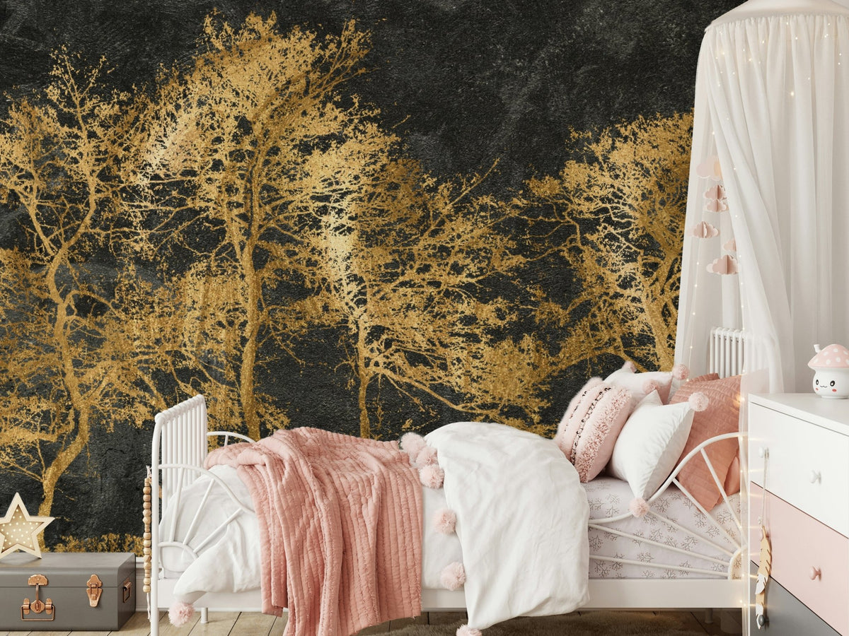 Midas Touch Forest Wall Mural - Wallanza