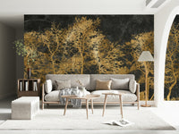 Midas Touch Forest Wall Mural - Wallanza