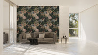 Midnight Garden Floral Wallpaper for Any Room