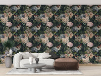 Midnight Garden Floral Wallpaper for Stylish Walls
