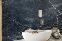Midnight marble wallpaper mural-b381 modern marble wall mural art.