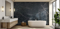 Midnight marble wallpaper mural-b381 dramatic marble wallpaper design.