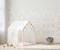 Minimalist European Cityscape Wallpaper - Wallanza