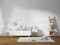 Minimalist European Cityscape Wallpaper - Wallanza