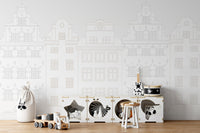 Minimalist European Cityscape Wallpaper - Wallanza