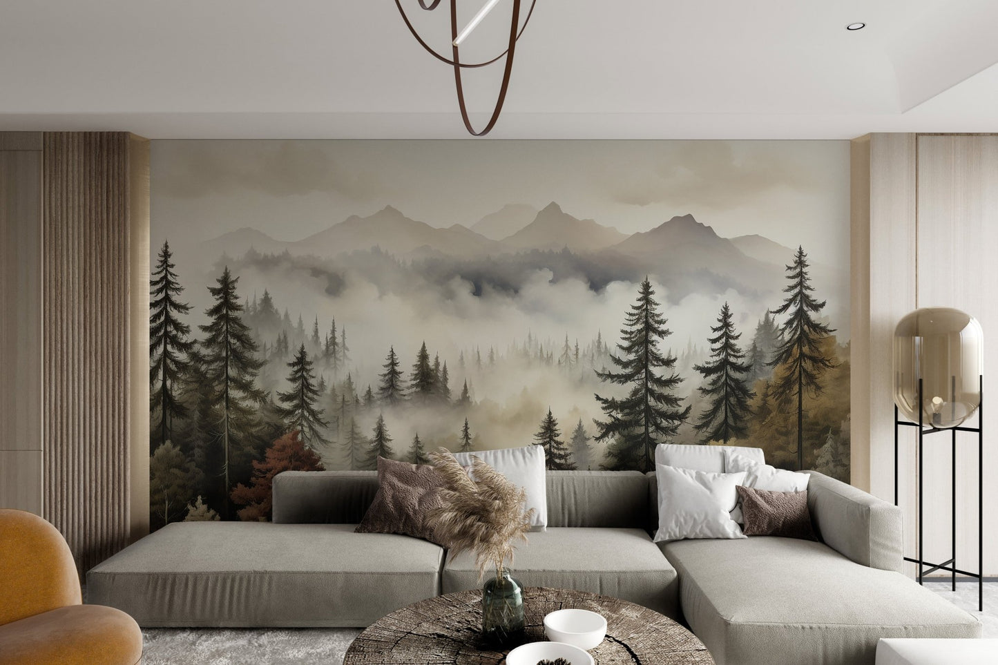 Misty Autumn Forest Wallpaper - Wallanza