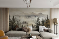 Misty Autumn Forest Wallpaper - Wallanza