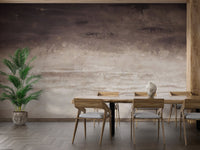 Misty Brown Horizon Wall Mural - Wallanza
