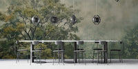 Misty Forest Wallpaper Mural - Wallanza