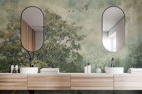 Misty Forest Wallpaper Mural - Wallanza