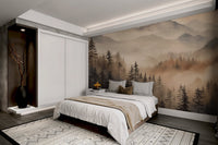 Misty Mountain Forest Wallpaper - Wallanza