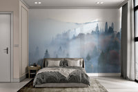 Misty Mountain Forest Wallpaper - Wallanza