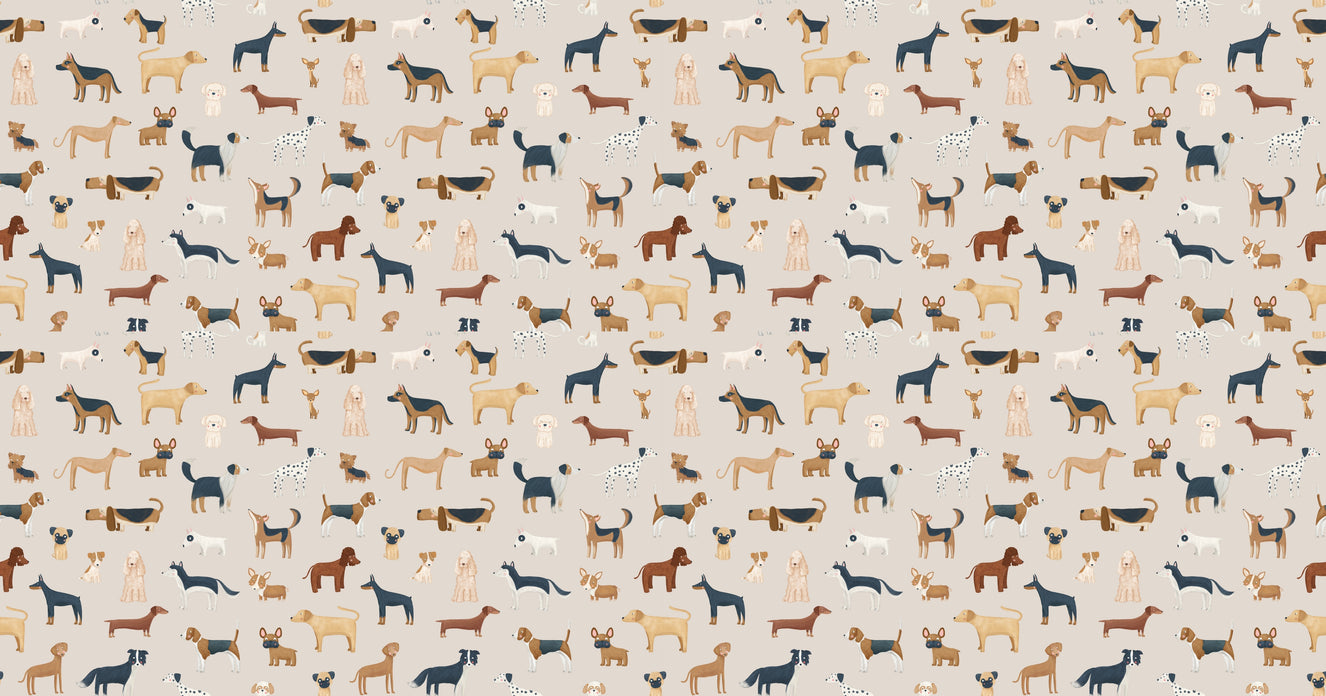 Assorted Dog Parade Wallpaper