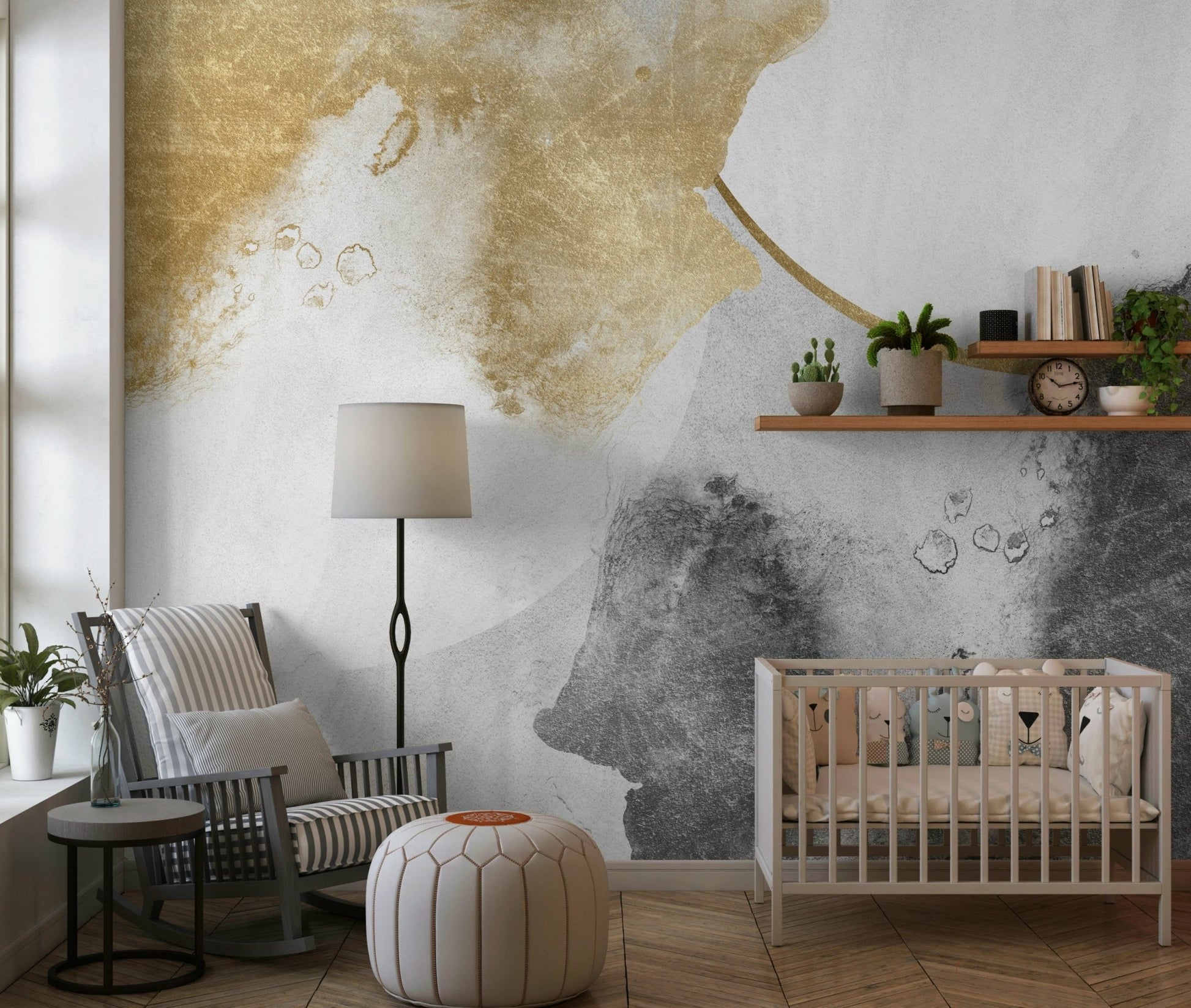 Modern Abstract Art Wall Mural - Wallanza