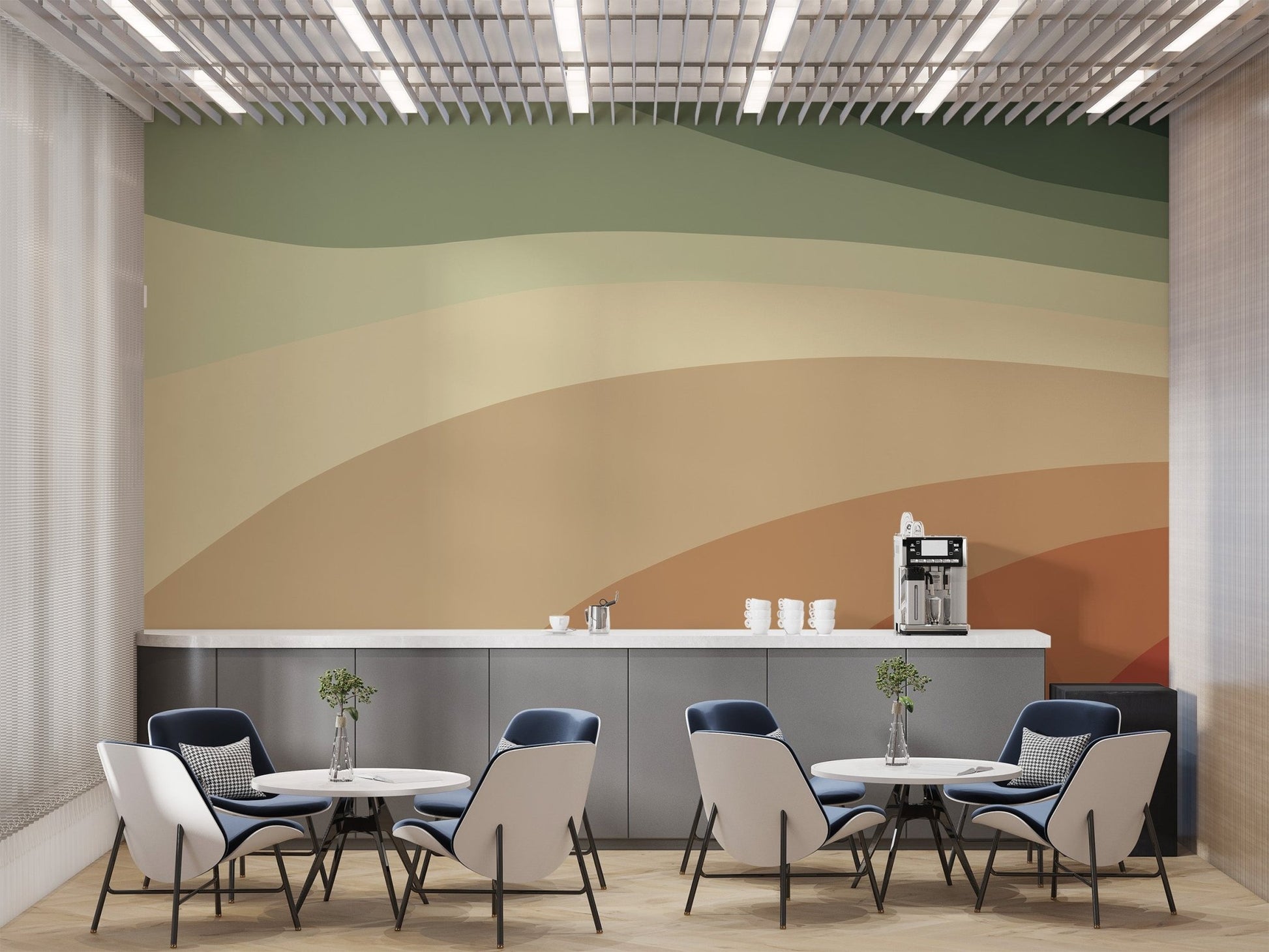 Modern Abstract Wall Mural - Wallanza