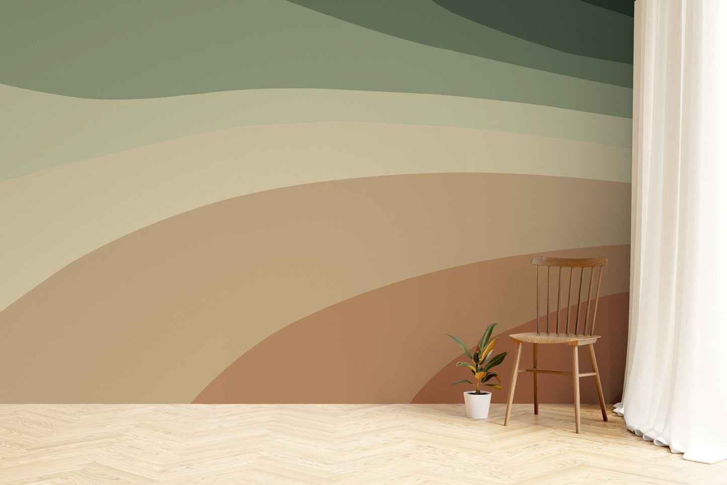 Modern Abstract Wall Mural - Wallanza