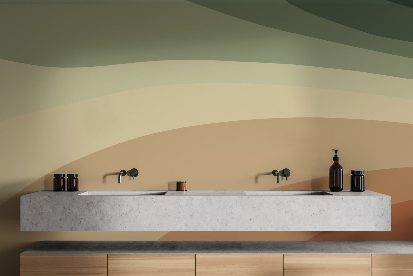 Modern Abstract Wall Mural - Wallanza